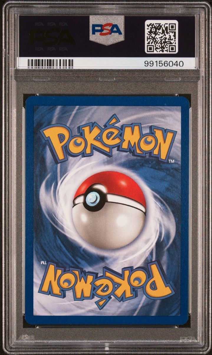 1999 Pokemon DUTCH Unlimited Base Set Mewtwo Holo 10/102 PSA 8 NM