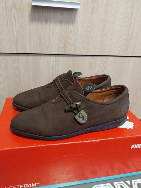 Women Ecco Heels Brown Leather 36 #3R8H