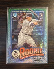 2024 Bowman - Austin Wells (RC) Mega Box Mojo Refractor Chrome ROY Favorites