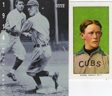 Johnny Evers Lot of 2 1994 Ken Burns/ Dover Reprint 1909 Piedmont