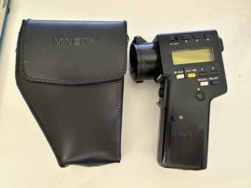 Minolta Spotmeter M Light Exposure Spot Meter Excellent 