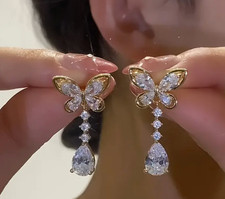 Design Ohrringe  Einhänger Ohrhänger  Frühlingsschmuck Elegant