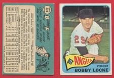 1965 Topps Baseball ~~~ BOBBY LOCKE ~~~ No. 324 ~~~ FREE S/H
