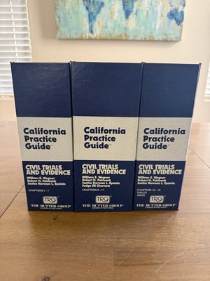 Civil Trials & Evidence California Practice Guide | Rutter |Thomson Reuters 2003