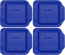 222-PC 2Qt Blue Food Storage Replacement Lid (4-Pack) – Made in USA