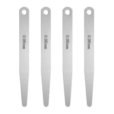 4pcs Metric Thickness Feeler Gauge 0.95mm Single Blade Tapered Feeler Gauge