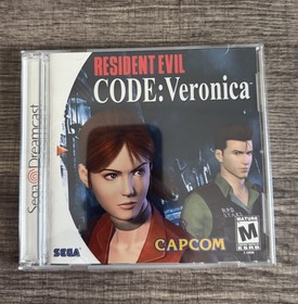 Resident Evil CODE Veronica (Sega Dreamcast) Game & Manual W Reg Card  - Tested 