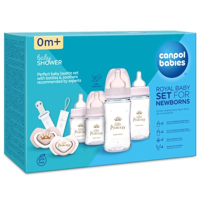 Canpol Royal Baby Newborn Gift Set Pink