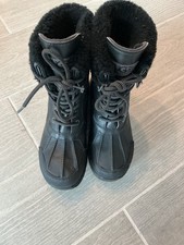UGG Butte Black US Size 3 Winter Waterproof Boots 1005582K