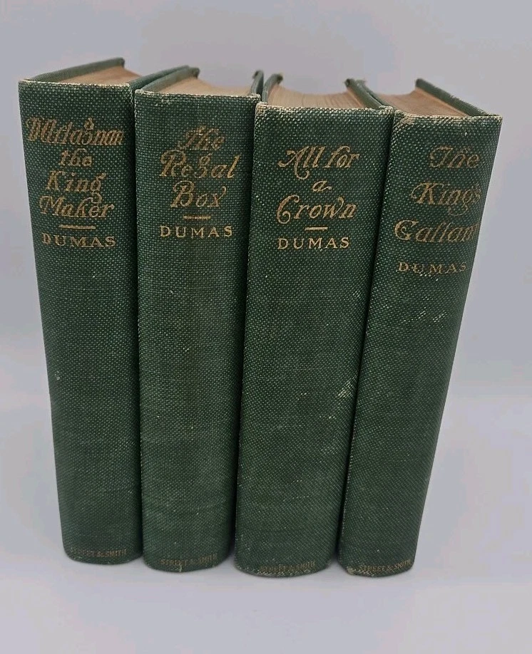 4 Alexandre Dumas Book Lot 1902 1901 The King Gallant The Regal Box All For A Cr Foto 2 de 4