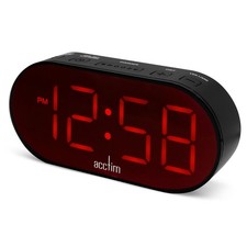 Image of Acctim Jared Wireless LED Digital Alarm Clock Battery or AC Power
