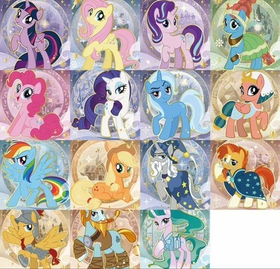 Kayou My Little Pony Moon Series 7 LSR Complete Set LSR-001 to 015