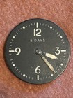 VINTAGE MILITARY AIRCRAFT 8-DAY CLOCK DIAL W/ HANDS WWII ERA ESTATE-FREE SHIP — photo 3