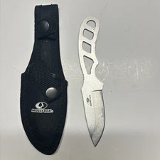Mossy Oak 7in Fixed Blade Knife Skeletonized Handle With Sheath. Pre-Owned/Used
