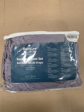 Bedsure Bamboo Bed Sheet Set. Full Size. Plumb Color