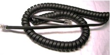 5-Pack Lot Snom IP Phone Handset Cord 100 300 700 800 Series Flat Black 9Ft