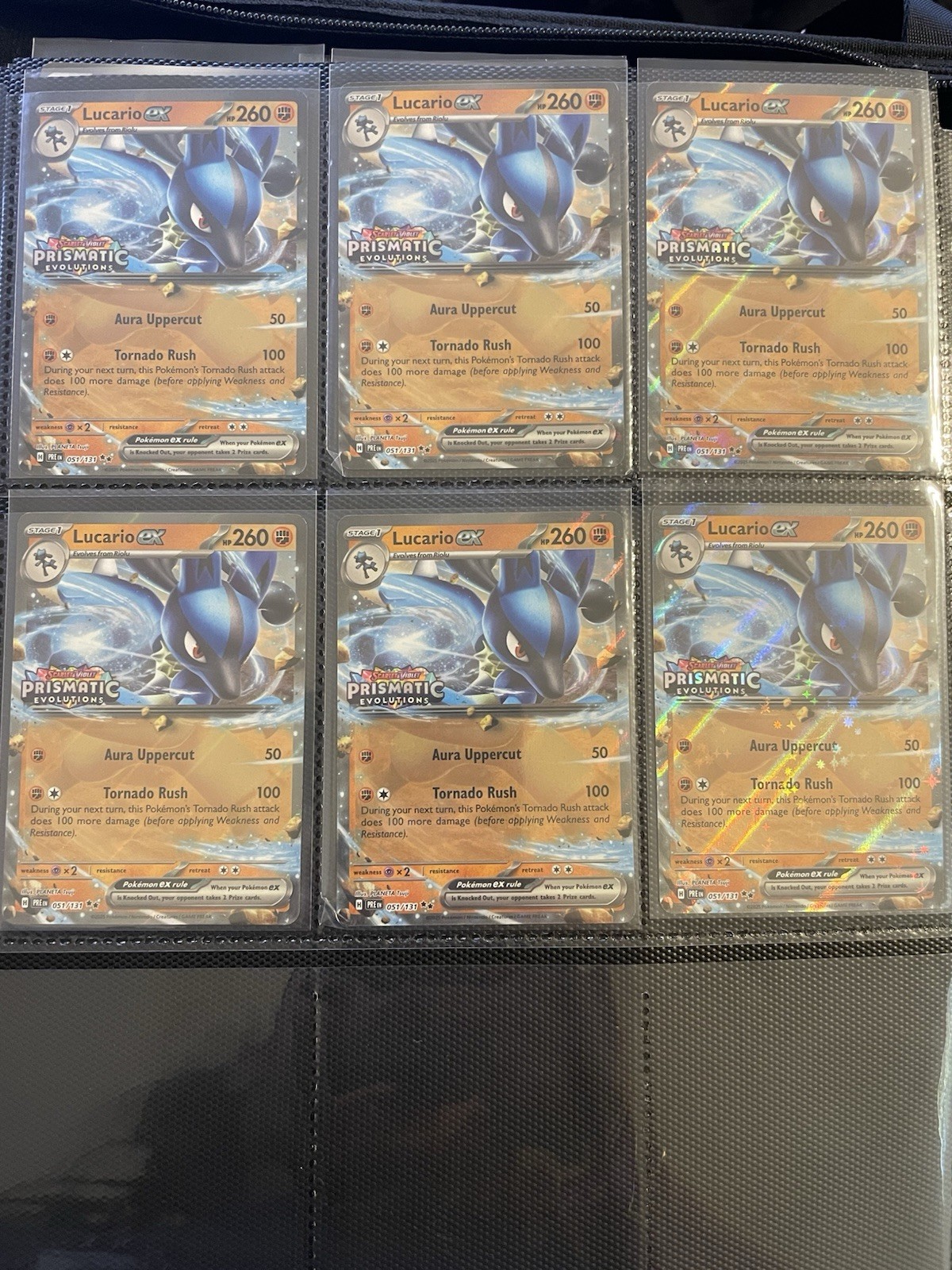 Lucario ex (Prismatic Evolutions Stamp) 051/131