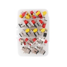 44PCS Fiber Optic Coupler Kit, Fiber Adapter Kit for FC/SC to ST/SC LC Connector