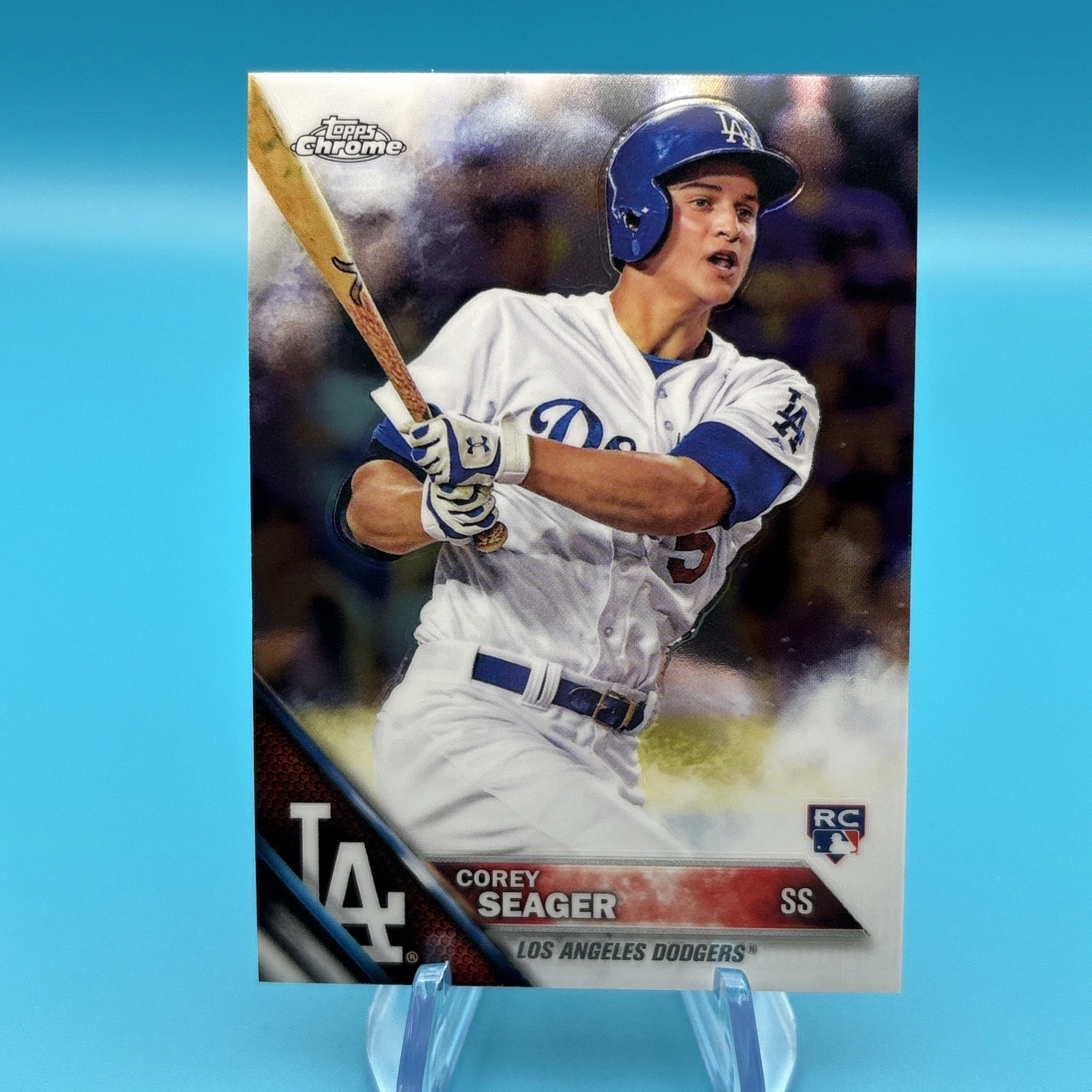 Corey Seager trading card
