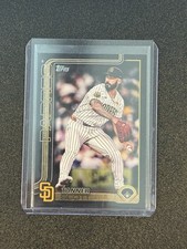 2025 TOPPS SERIES 1 TANNER SCOTT Black Parallel /74 #162 PADRES SSP