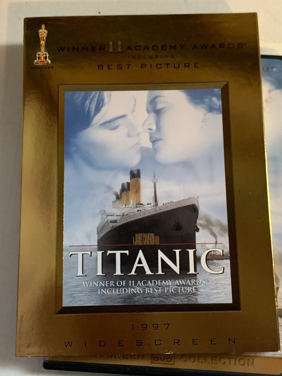 TITANIC (DVD) WIDESCREEN 1997 Kate Winslet Leonardo DiCaprio/ CASE