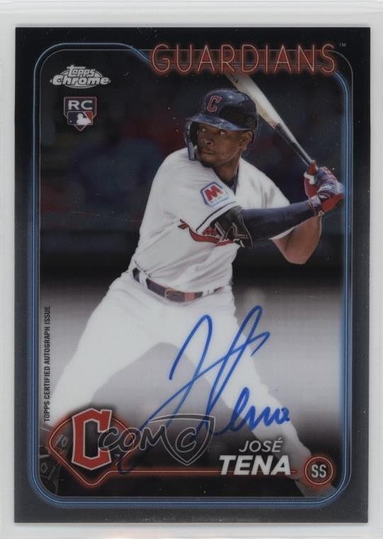 2024 Topps Chrome Rookie Auto Jose Tena José Tena #RA-JT Auto RC 2o0