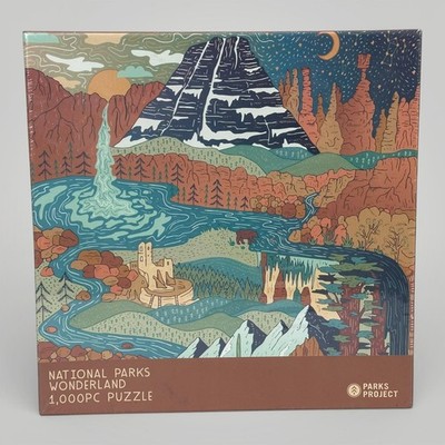 NEW Parks Project National Parks Wonderland 1000 Piece Jigsaw Puzzle Multi-Color