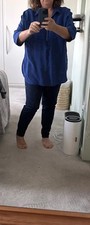 Phase Eight Ladies Blouse Blue Size 20
