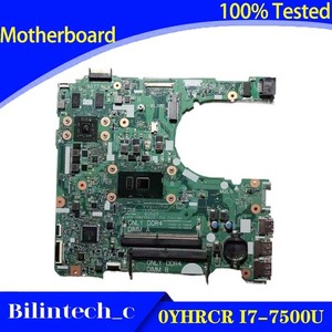 FOR   lnspiron 3467 3567 Laptop Motherboard YHRCR 0YHRCR I7-7500U 15341-1 #fv