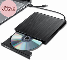 External DVD Drive, USB 3.0 Type-C CD Burner Portable CD DVD /-RW Optical Drive
