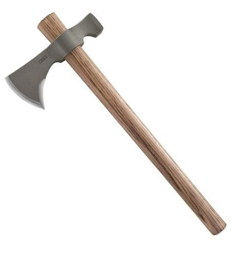 CRKT Woods Chogan T-Hawk Outdoor Survival Tomahawk: 1055 Carbon Steel Plain E...