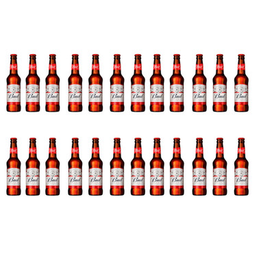 24 x Bud Beer USA in der 0,33 l Bier Flasche Budweiser