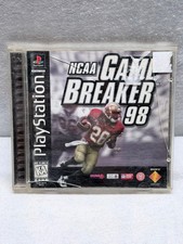 NCAA Game Breaker 98 Sony PlayStation 1 Complete Good Used Condition Video Game