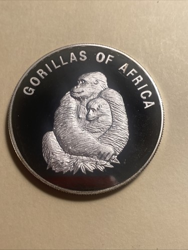 2003 Uganda 1000 Shillings Gorillas Of Africa