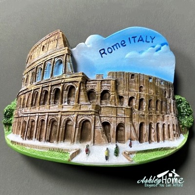 Magnete Frigorifero 3D Colosseo Roma – Souvenir Italia, Regalo Originale Per Ricordo Di Viaggio