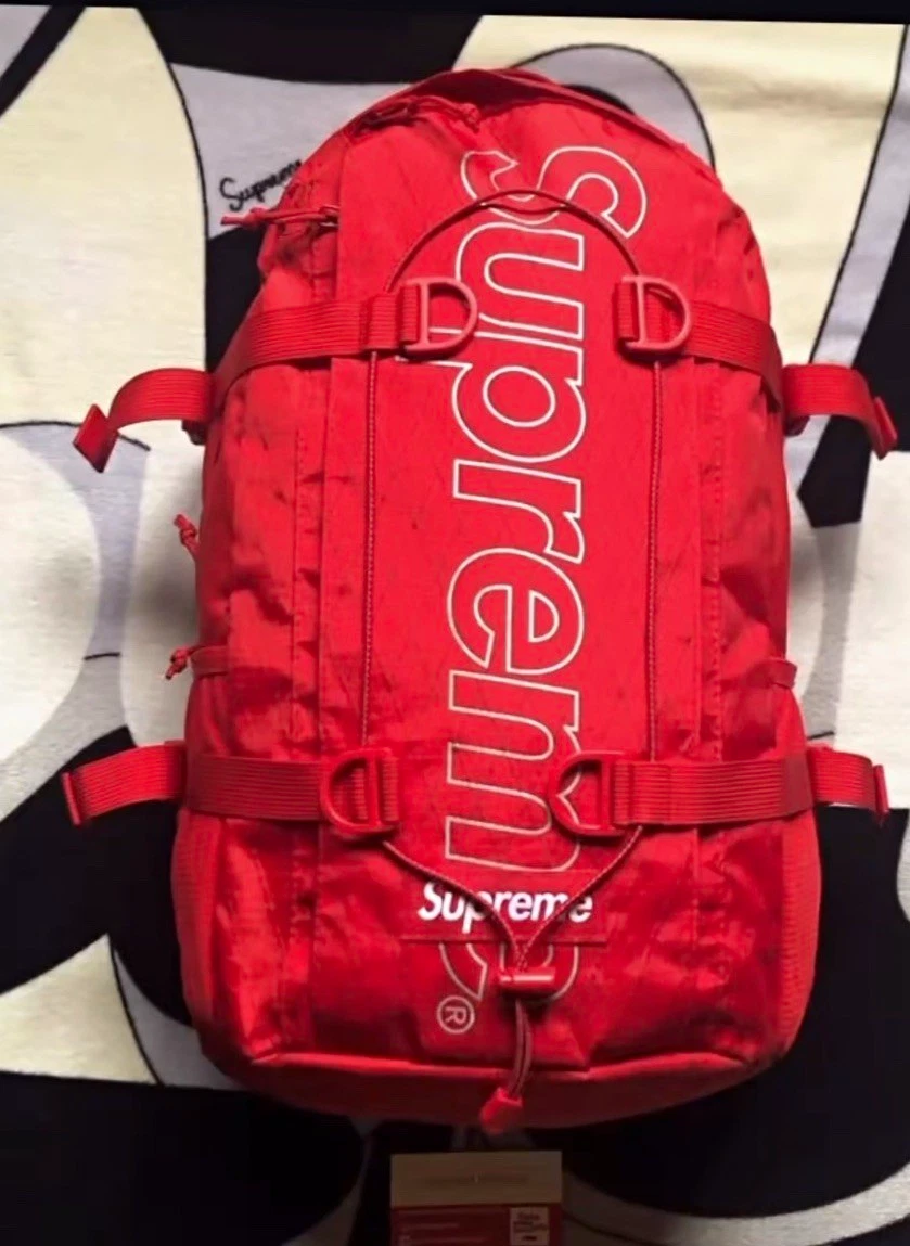 Supreme Red Backpacks for Men for sale - eBay