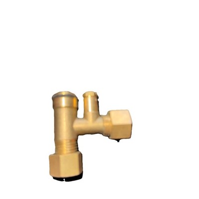 Drosselbogen mit Prüfpunkt Messing - 8 mm x 8 mm