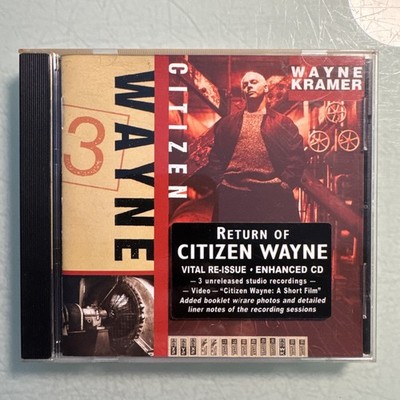 Wayne Kramer Return Of Citizen Wayne CD MuscleTone Records 2002 Free Postage 