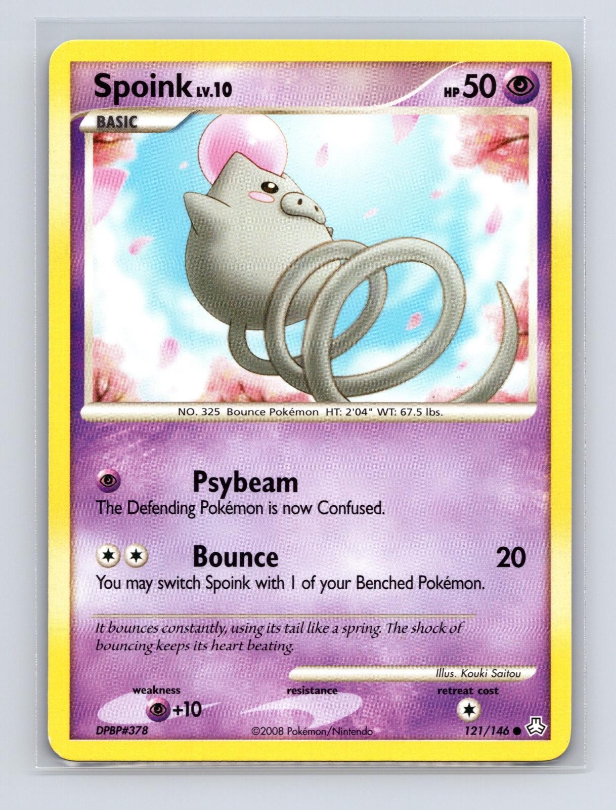 Spoink 121/146 Saitou Common 2008 Legends Awakened LP
