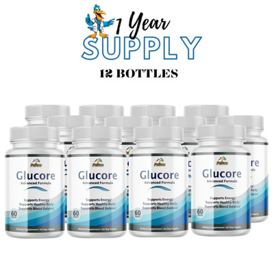 Glucore- Blood Support- 12 Bottles- 720 Capsules