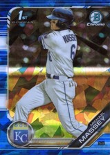 Michael Massey 1st 2019 Bowman Chrome Draft Sapphire Blue /99 #BDC-11