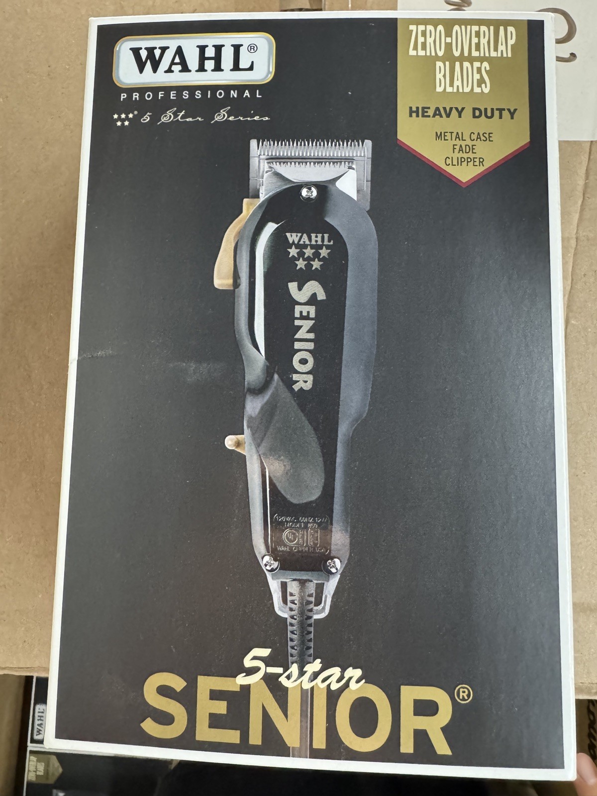 Wahl 8504-400 Professional 5 Star Cordless Senior Clipper - Black