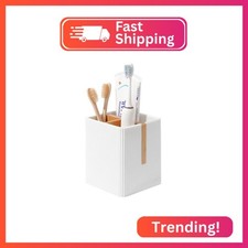 rejomiik Toothbrush Holders for Bathrooms Countertop, 3 Slots Electric Tooth Bru