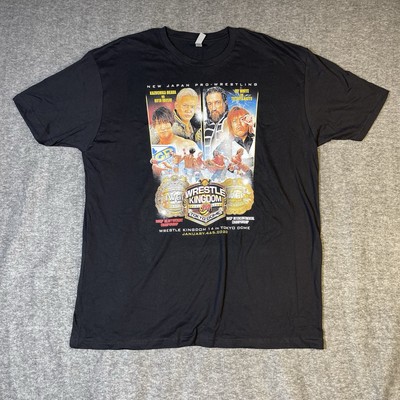Jay White Okada Naito Ibushi 2020 Wrestle Kingdom 14 Dome T-shirt XXL AEW NJPW