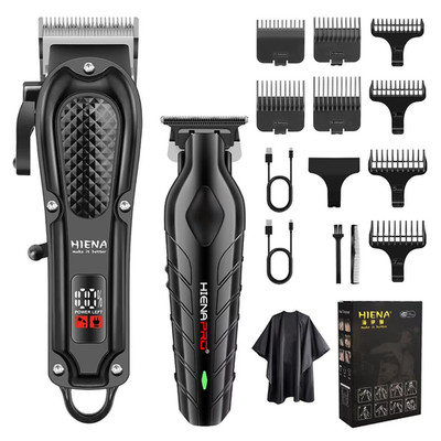 Professioneller Elektrischer Haar Bartschneider Wiederaufladbar Herren Rasierer Trimmer Set
