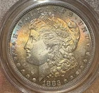New Listing1883 Morgan Silver Dollar PCGS MS 64  (Toned)