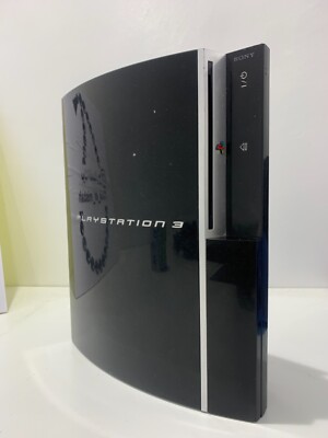Sony PlayStation 3 Ps3 Fat Black- Console Only- For Parts