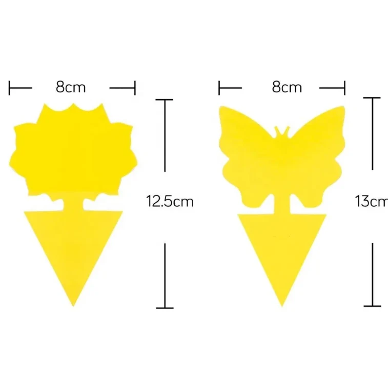 Gelbsticker Trauermücken Gelbtafeln Insektenfalle Stück Falle Kleber Gelbfalle - Bild 4 von 4