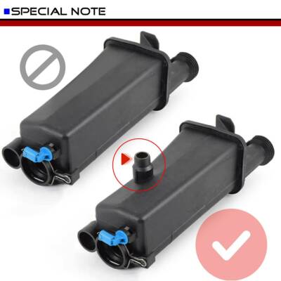 Radiator Coolant Expansion Tank for BMW E46 E53 E83 X3 X5 With Cap