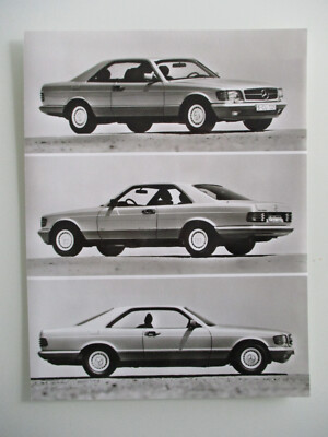 Mercedes-Benz Coupés 380 500 SEC C 126 Original Werkfoto Pressefoto Photo 1981